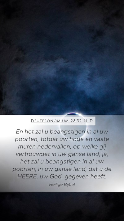 Deuteronomium 28:52 NLD Bible Verse Image