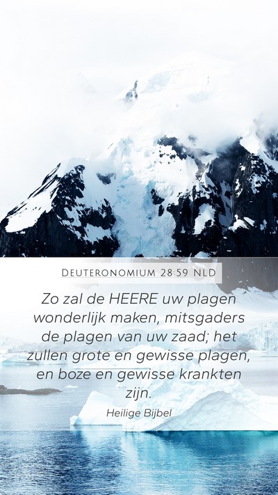 Deuteronomium 28:59 NLD Bible Verse Image