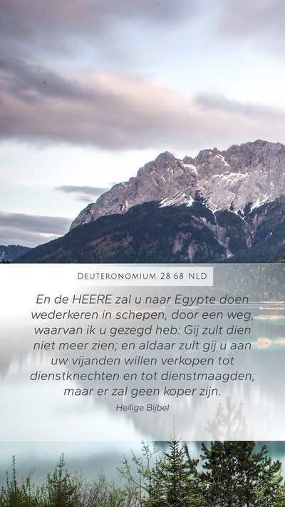 Deuteronomium 28:68 NLD Bible Verse Image