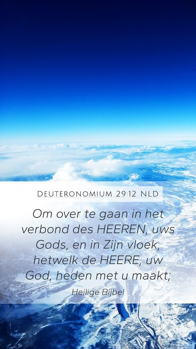 Deuteronomium 29:12 NLD Bible Verse Image