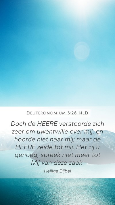 Deuteronomium 3:26 NLD Bible Verse Image