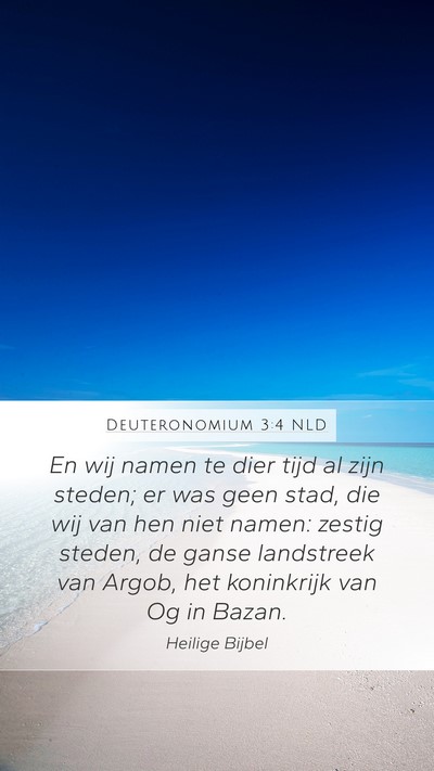 Deuteronomium 3:4 NLD Mobile Phone Wallpaper - En wij namen te dier tijd al zijn steden; er was - Mobile Bible Verse Wallpaper