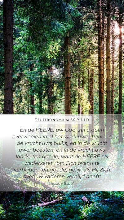 Deuteronomium 30:9 NLD Bible Verse Image