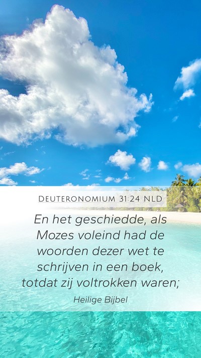 Deuteronomium 31:24 NLD Bible Verse Image