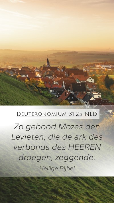 Deuteronomium 31:25 NLD Bible Verse Image