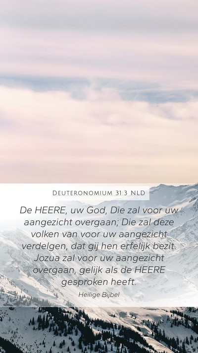 Deuteronomium 31:3 NLD Bible Verse Image