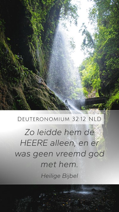 Deuteronomium 32:12 NLD Bible Verse Image