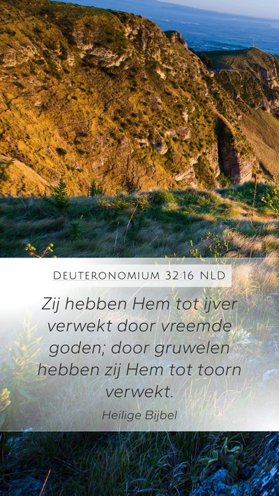 Deuteronomium 32:16 NLD Bible Verse Image