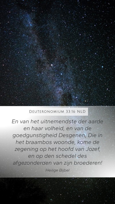 Deuteronomium 33:16 NLD Bible Verse Image