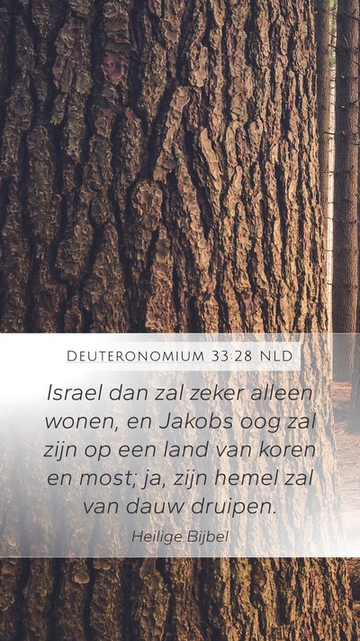 Deuteronomium 33:28 NLD Bible Verse Image
