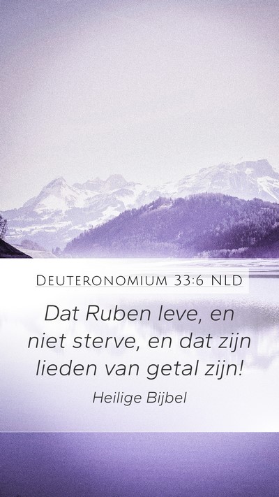 Deuteronomium 33:6 NLD Bible Verse Image