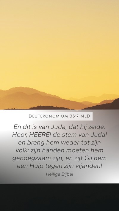 Deuteronomium 33:7 NLD Bible Verse Image