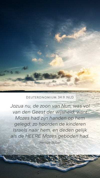 Deuteronomium 34:9 NLD Bible Verse Image