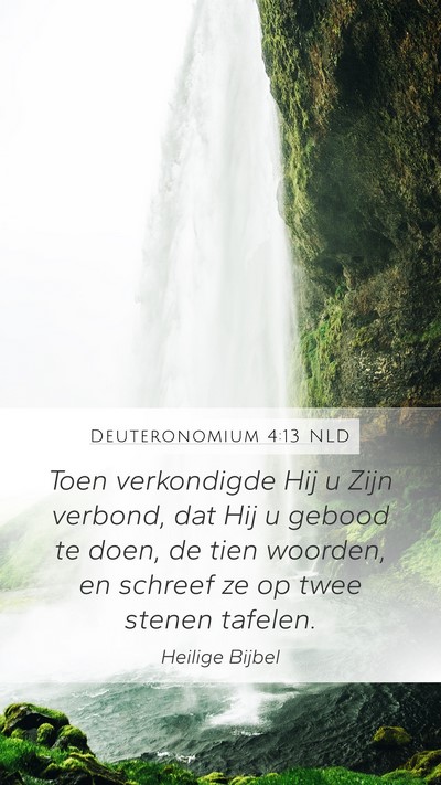 Deuteronomium 4:13 NLD Bible Verse Image