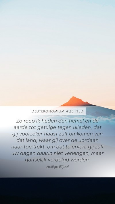 Deuteronomium 4:26 NLD Bible Verse Image