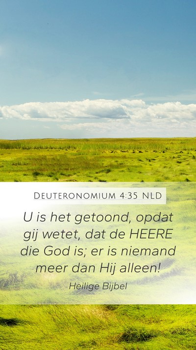 Deuteronomium 4:35 NLD Bible Verse Image