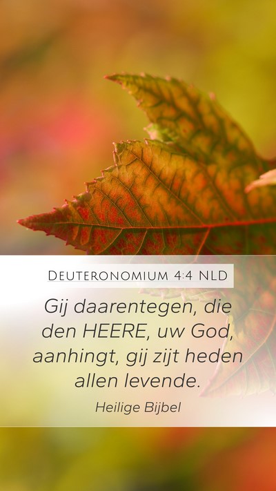 Deuteronomium 4:4 NLD Bible Verse Image