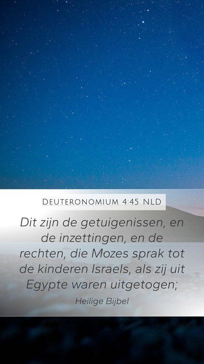 Deuteronomium 4:45 NLD Bible Verse Image