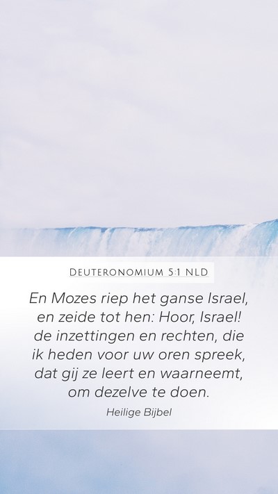 Deuteronomium 5:1 NLD Bible Verse Image