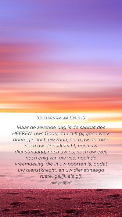 Deuteronomium 5:14 NLD Bible Verse Image