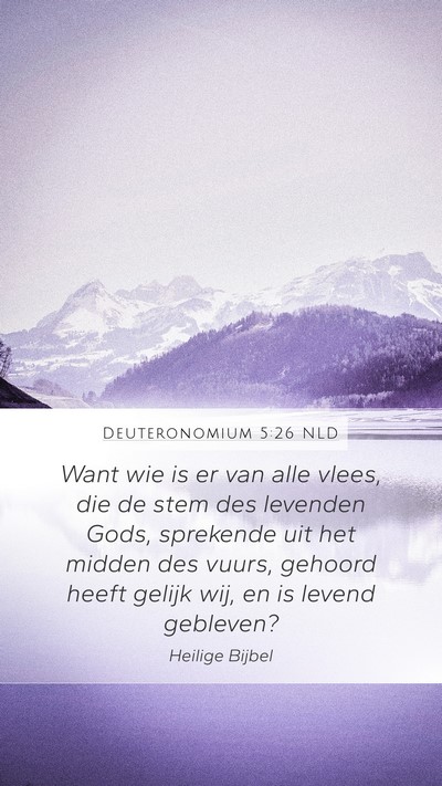 Deuteronomium 5:26 NLD Bible Verse Image