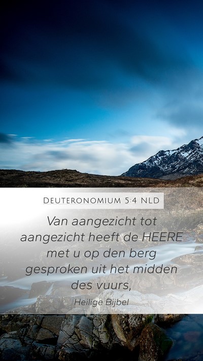 Deuteronomium 5:4 NLD Bible Verse Image