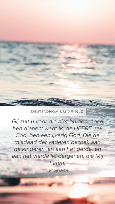 Deuteronomium 5:9 NLD Bible Verse Image