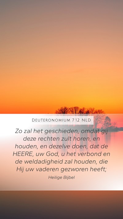 Deuteronomium 7:12 NLD Bible Verse Image