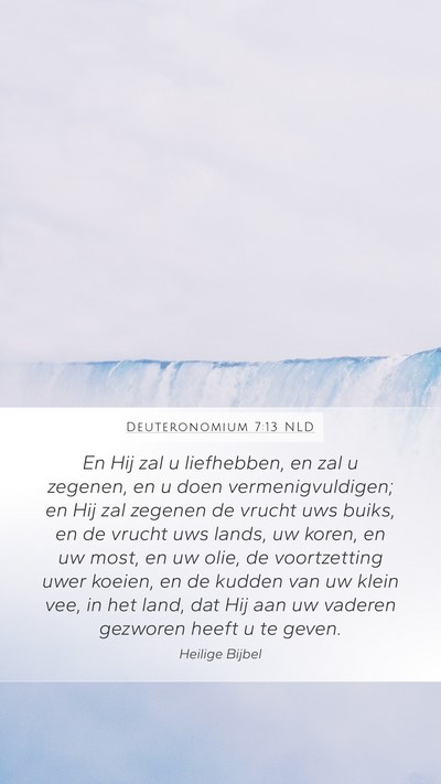 Deuteronomium 7:13 NLD Bible Verse Image