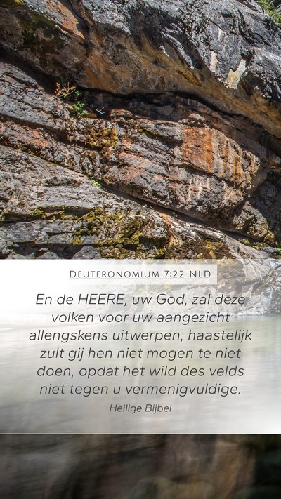 Deuteronomium 7:22 NLD Bible Verse Image