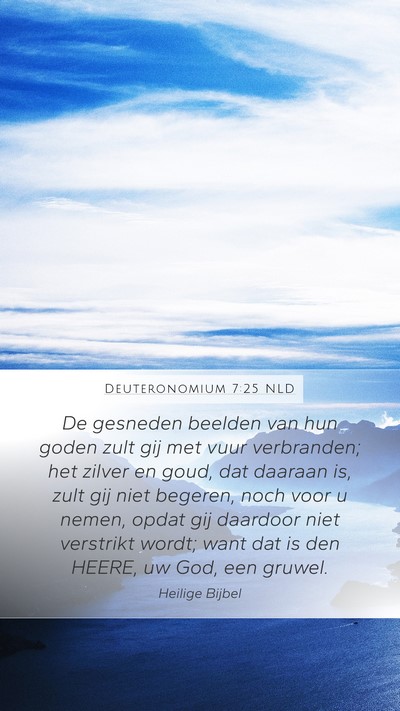 Deuteronomium 7:25 NLD Bible Verse Image