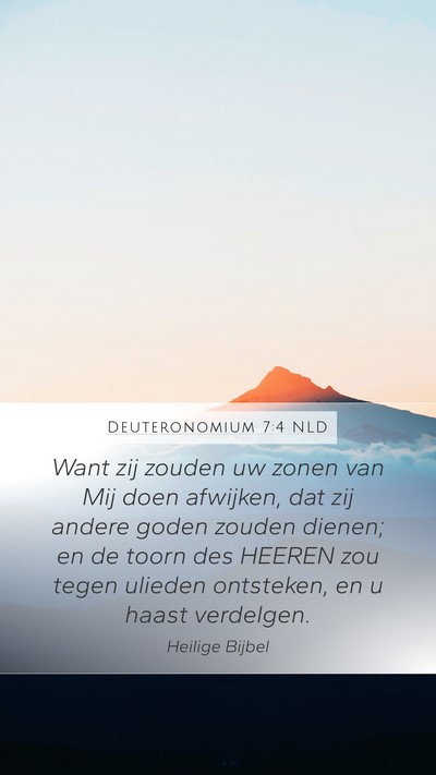 Deuteronomium 7:4 NLD Bible Verse Image