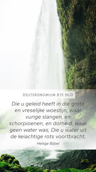 Deuteronomium 8:15 NLD Bible Verse Image