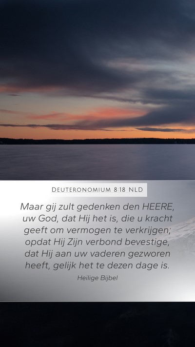 Deuteronomium 8:18 NLD Bible Verse Image
