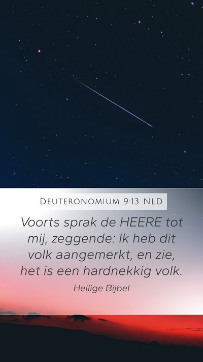 Deuteronomium 9:13 NLD Mobile Phone Wallpaper - Voorts sprak de HEERE tot mij, zeggende: Ik heb - Mobile Bible Verse Wallpaper