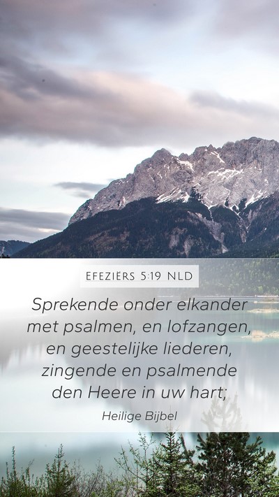 Efeziërs 5:19 NLD Bible Verse Image