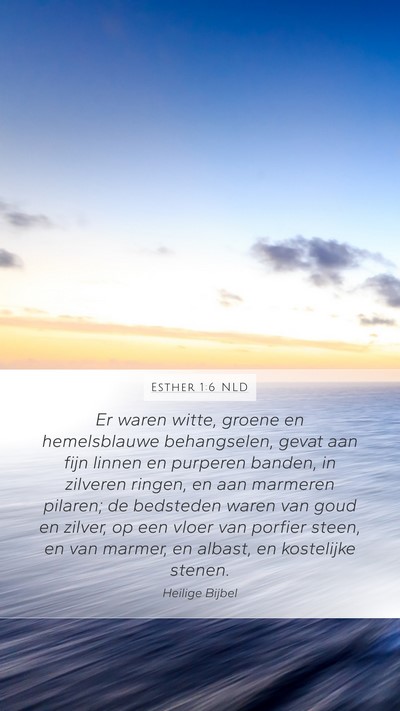 Esther 1:6 NLD Bible Verse Image