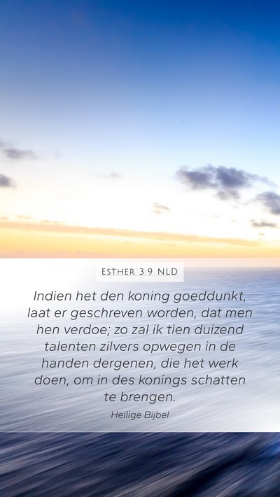 Esther 3:9 NLD Bible Verse Image