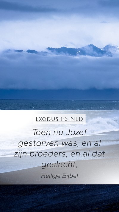 Exodus 1:6 NLD Bible Verse Image