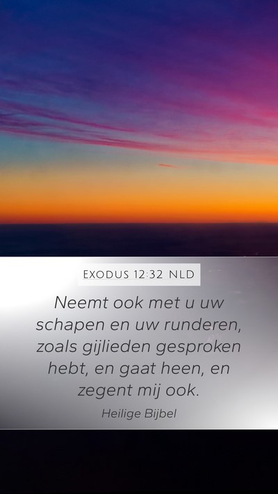 Exodus 12:32 NLD Bible Verse Image