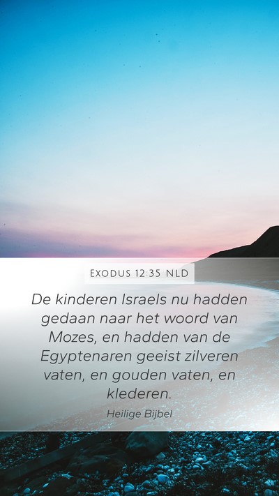 Exodus 12:35 NLD Bible Verse Image