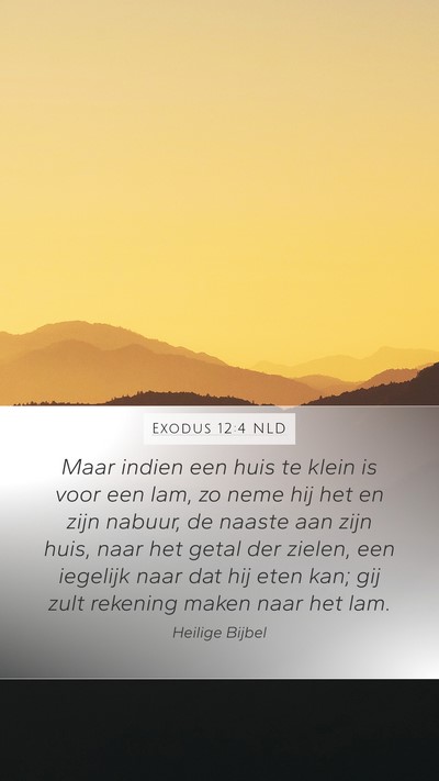 Exodus 12:4 NLD Bible Verse Image