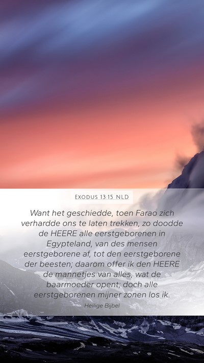 Exodus 13:15 NLD Bible Verse Image