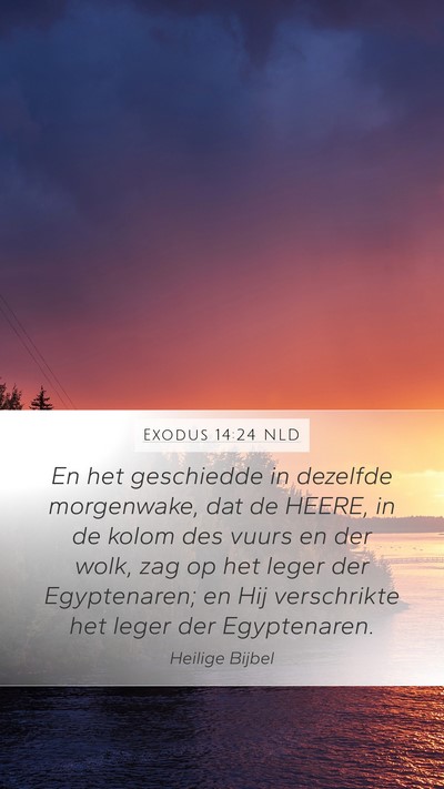 Exodus 14:24 NLD Bible Verse Image