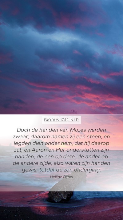 Exodus 17:12 NLD Bible Verse Image