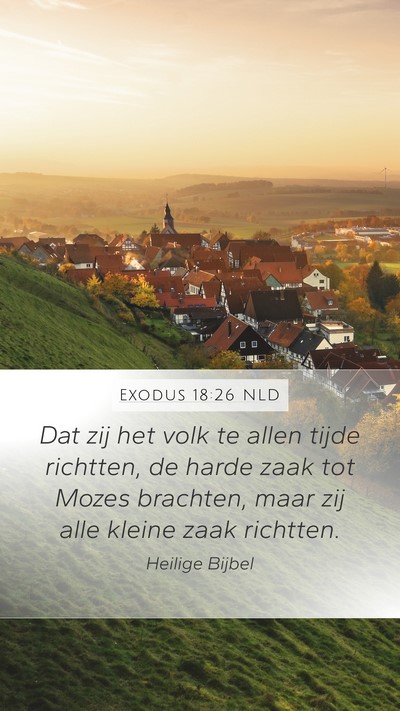 Exodus 18:26 NLD Bible Verse Image