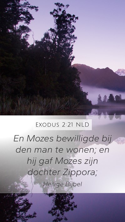 Exodus 2:21 NLD Bible Verse Image