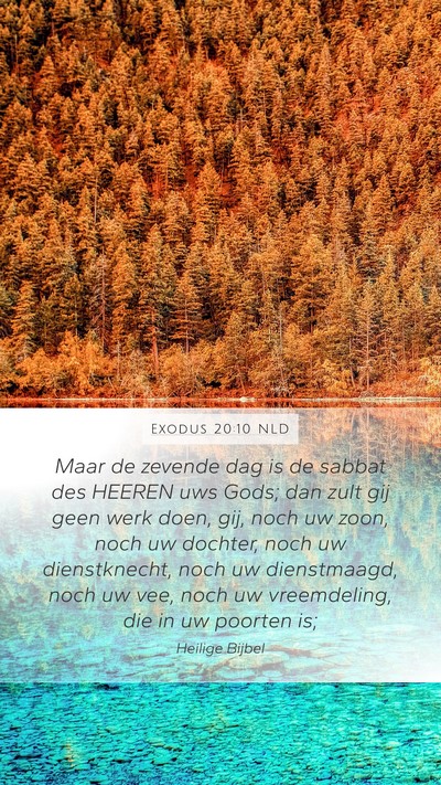 Exodus 20:10 NLD Bible Verse Image