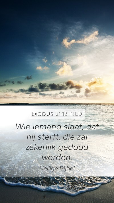 Exodus 21:12 NLD Bible Verse Image
