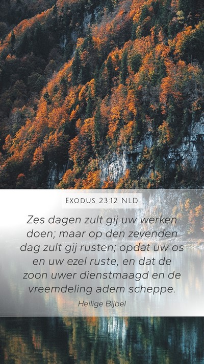 Exodus 23:12 NLD Bible Verse Image